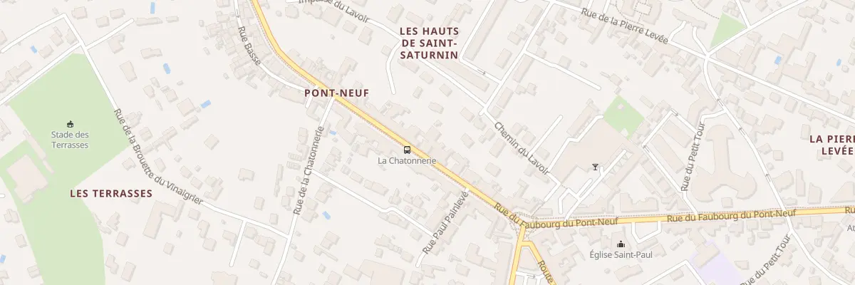 Plan du 141 Rue du Fg du Pont Neuf à Poitiers