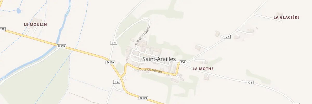 Plan du 80 Rue du Château à Saint-Arailles