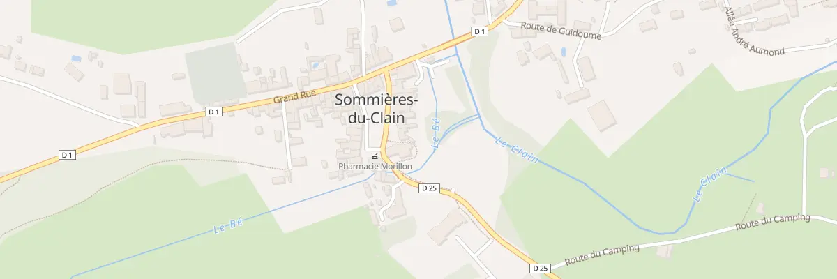 Plan du 6 Pl de l’Eglise à Sommières-du-Clain