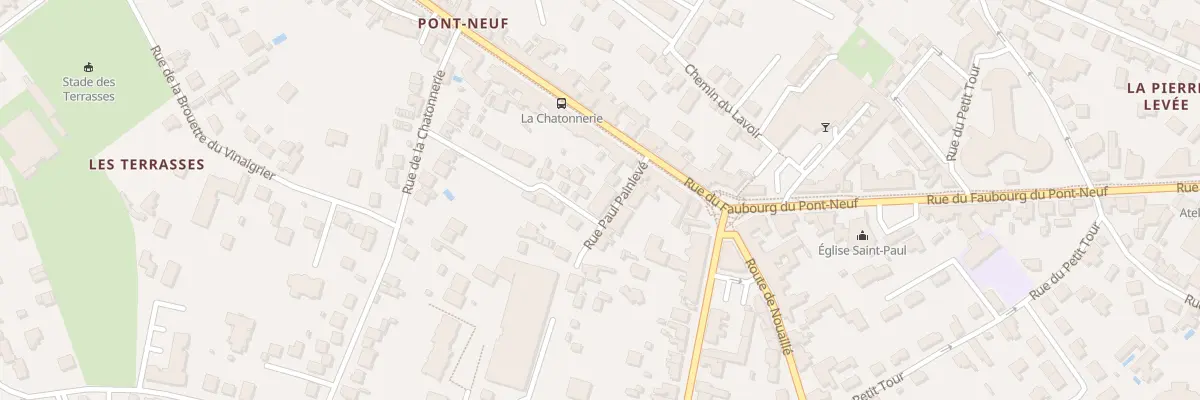 Plan du 2 Rue Maginot à Poitiers