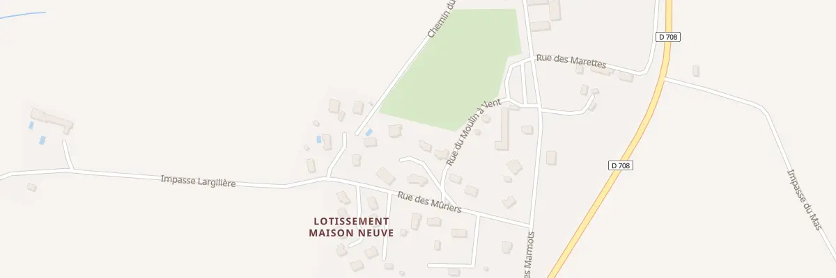 Plan du 44L Le Bourg à Bertric-Burée