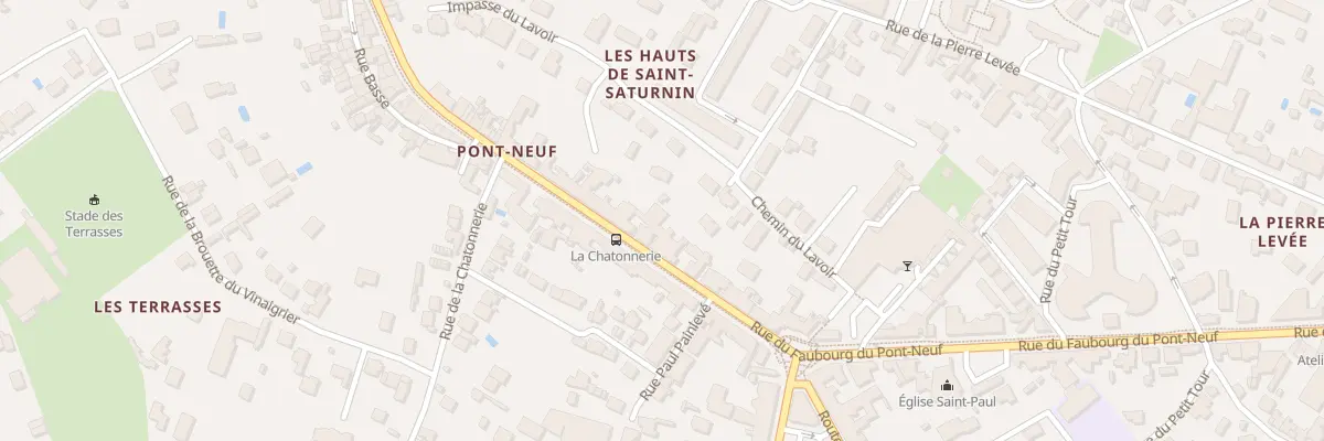 Plan du 145 Rue du Fg du Pont Neuf à Poitiers