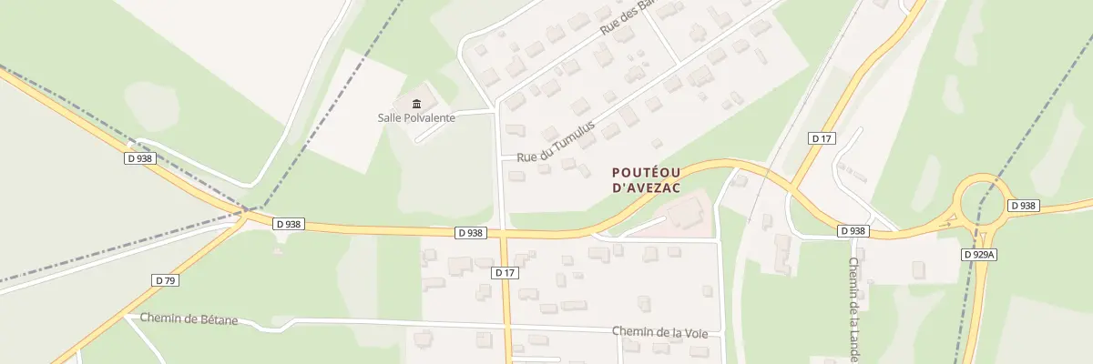 Plan du 2 Rue des Tumulus à Avezac-Prat-Lahitte