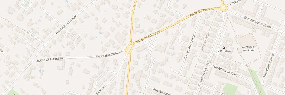 Plan du 22 Rte de l’Ormeau à Buxerolles