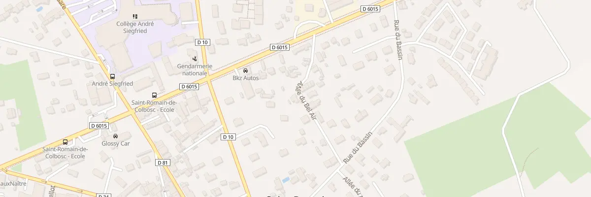 Plan du 3 All du Bel Air à Saint-Romain-de-Colbosc