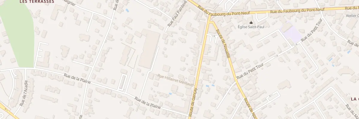 Plan du 26B Rte de Gencay à Poitiers