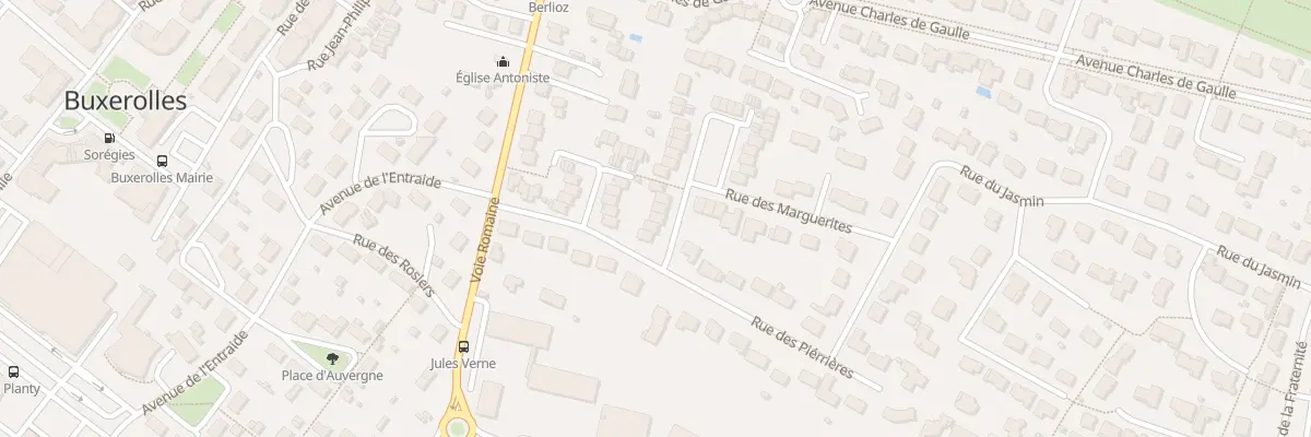 Plan du 5 Rue des Marguerites à Buxerolles