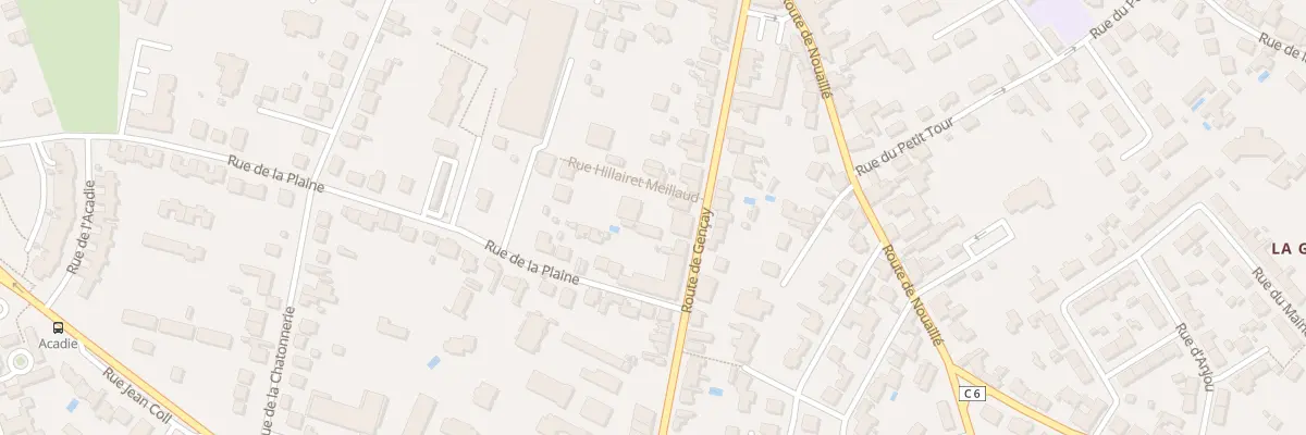Plan du 38 Rte de Gencay à Poitiers