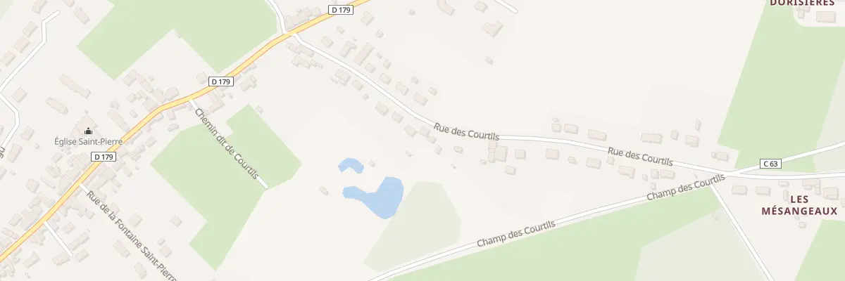 Plan du 12 Rue des Courtils à Sillé-le-Philippe