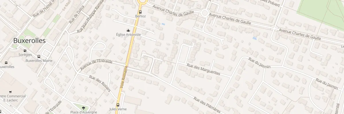 Plan du 15 Rue des Marguerites à Buxerolles