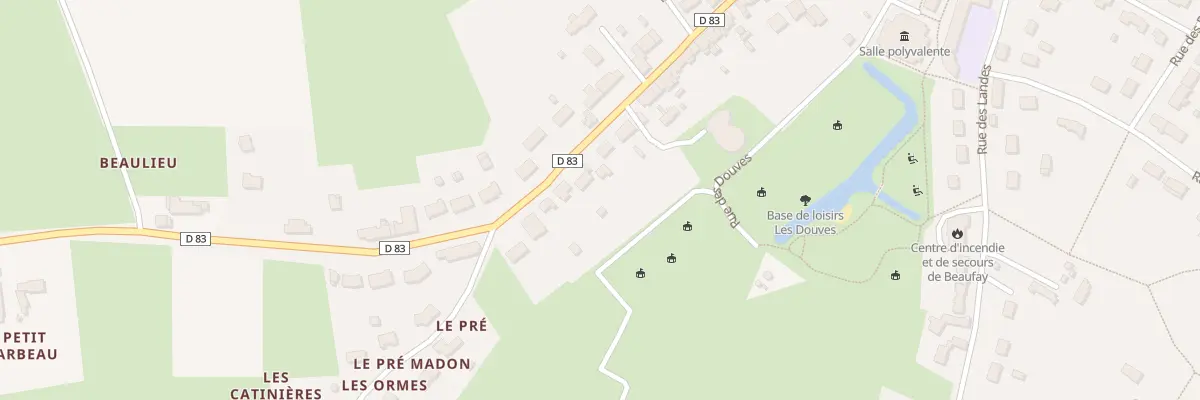 Plan du 55 Rue du Mans à Beaufay