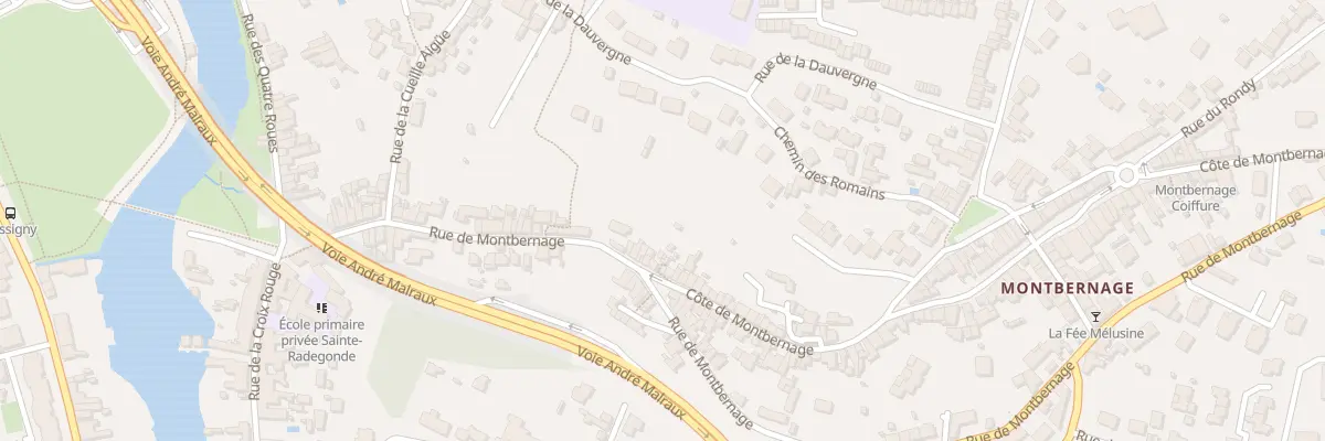Plan du 73 Rue de Montbernage à Poitiers