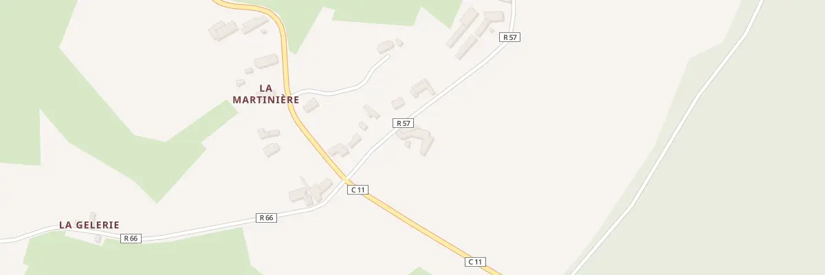 Plan du 5207 La Martiniere à Marigné-Laillé
