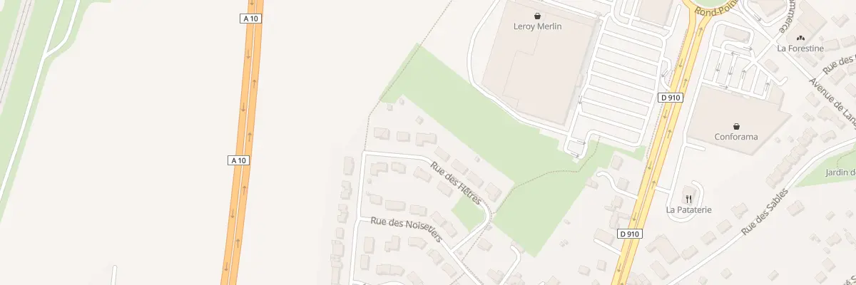 Plan du 10 Rue des Hêtres à Chasseneuil-du-Poitou
