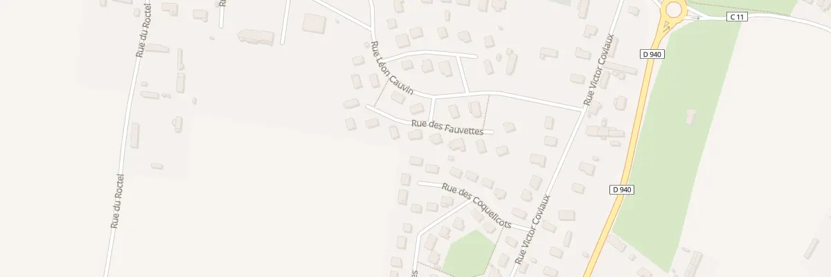 Plan du 11 Rue des Fauvettes à Saint-Léonard