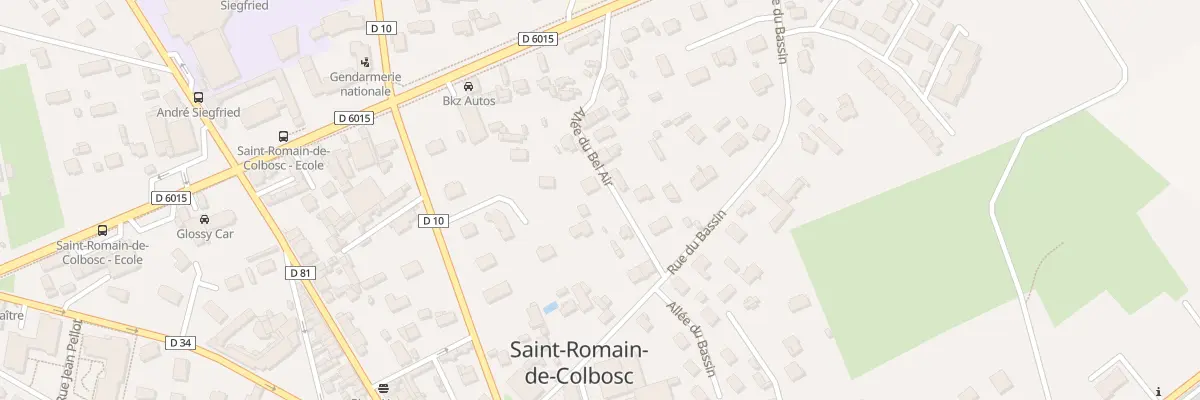 Plan du 1 All du Bel Air à Saint-Romain-de-Colbosc