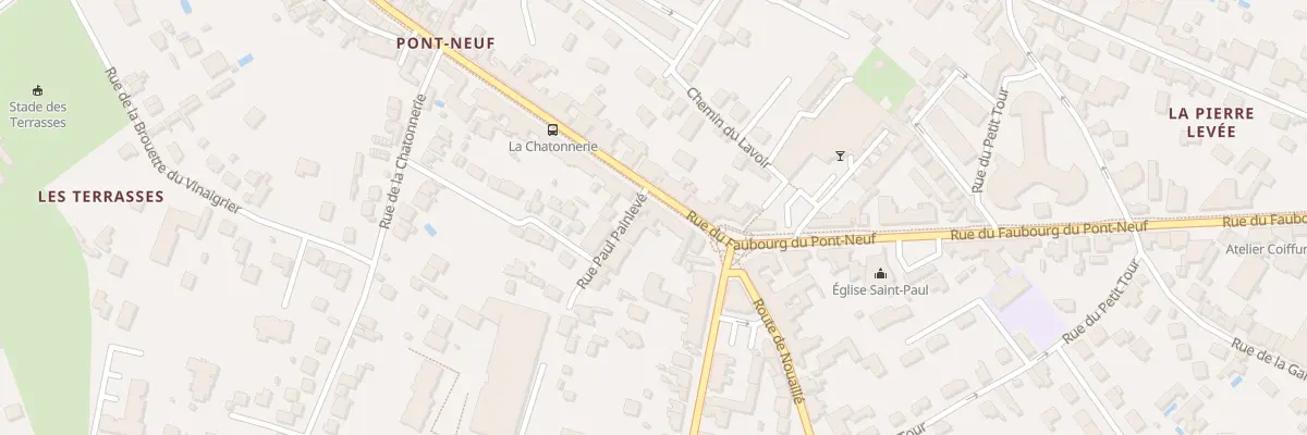 Plan du 154 Rue du Fg du Pont Neuf à Poitiers