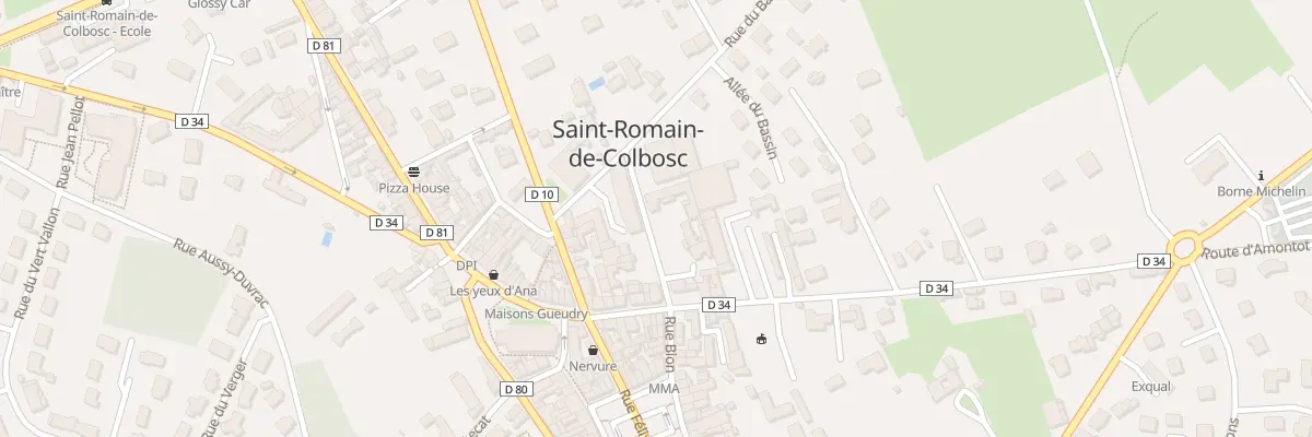 Plan du 10 Rue du Docteur Fidel à Saint-Romain-de-Colbosc
