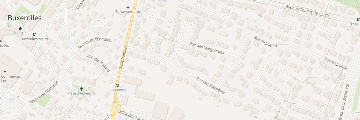 Plan du 7 Rue des Pierrières à Buxerolles