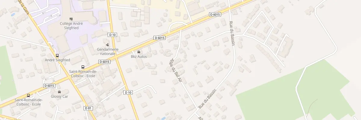 Plan du 10E All du Bel Air à Saint-Romain-de-Colbosc