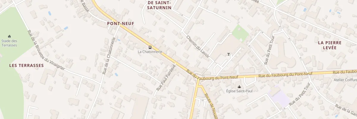 Plan du 157 Rue du Fg du Pont Neuf à Poitiers