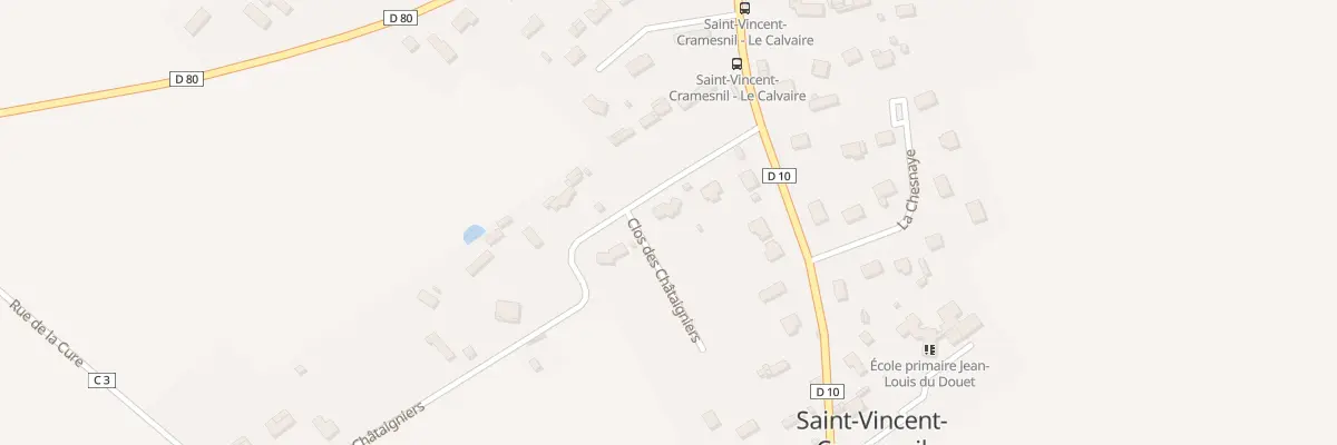 Plan du 101 Rue des Châtaigniers à Saint-Vincent-Cramesnil