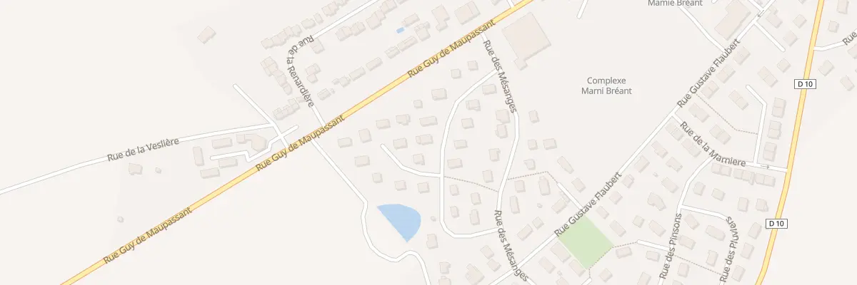Plan du 12 Rue des Martinets à Goderville