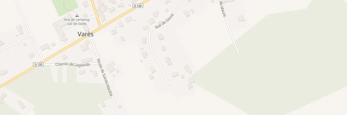 Plan du 293 Gorce à Varès