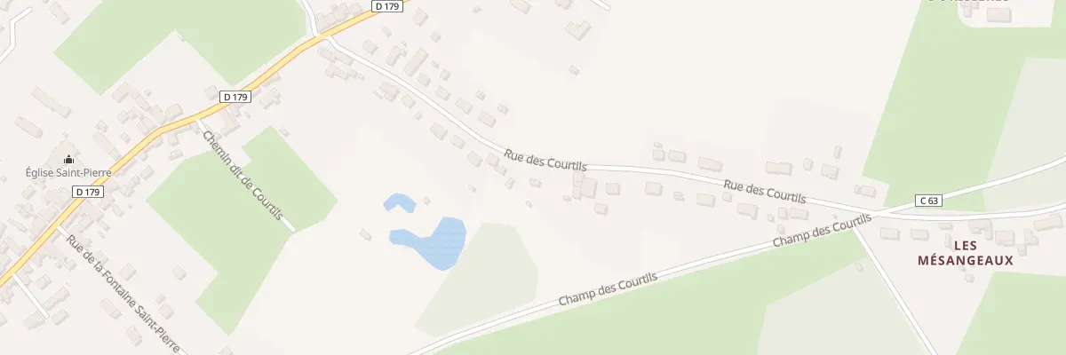 Plan du 14 Rue des Courtils à Sillé-le-Philippe