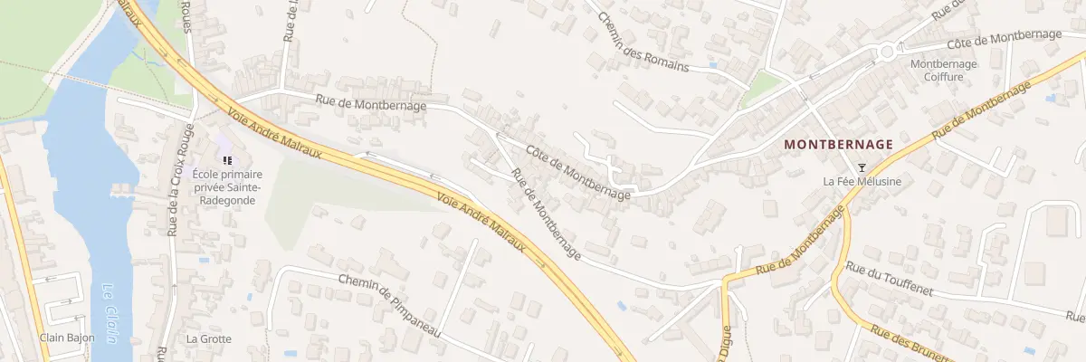 Plan du 85 Rue de Montbernage à Poitiers