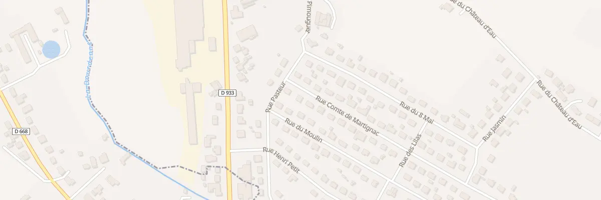 Plan du 4 Rue Comte de Martignac à Saint-Pardoux-Isaac