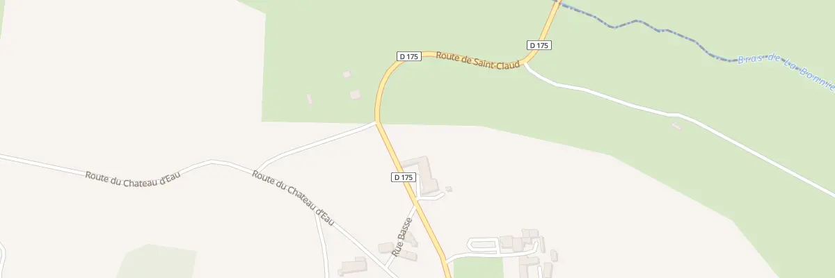 Plan du 20 Rte de Saint Claud aux Pins