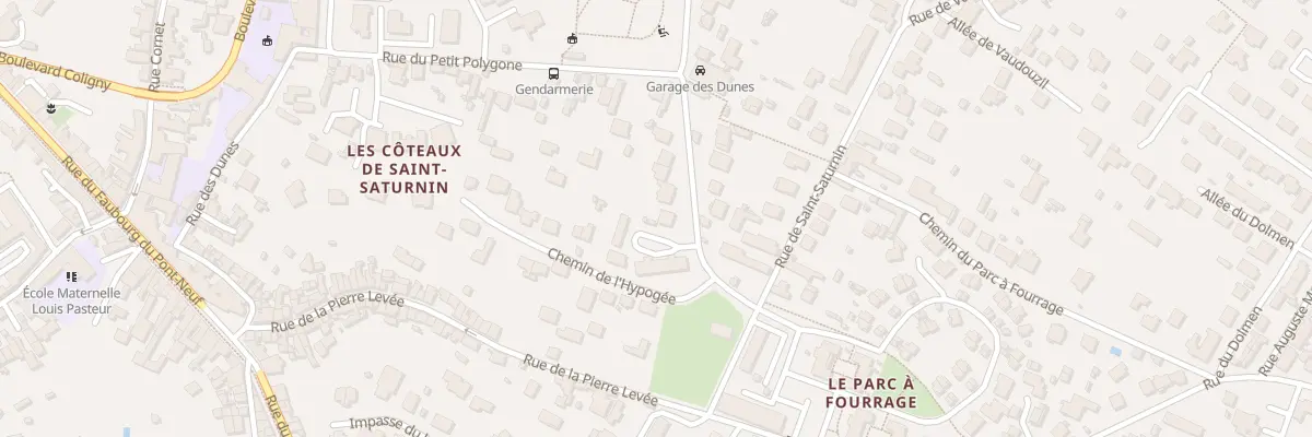 Plan du 38 Rue du Père de la Croix à Poitiers