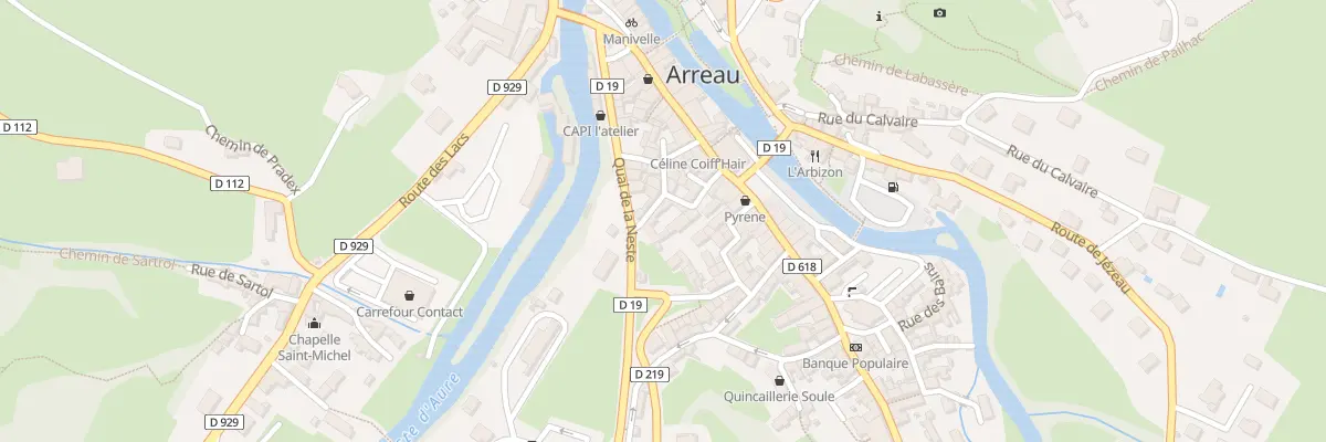 Plan du 5 Rue Jeanne d’Arc à Arreau