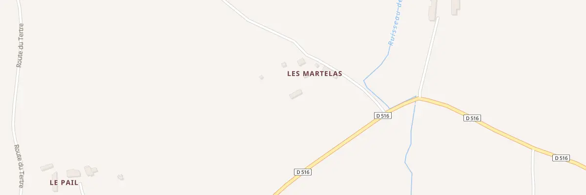 Plan du 2 Imp des Martelas à Laleu