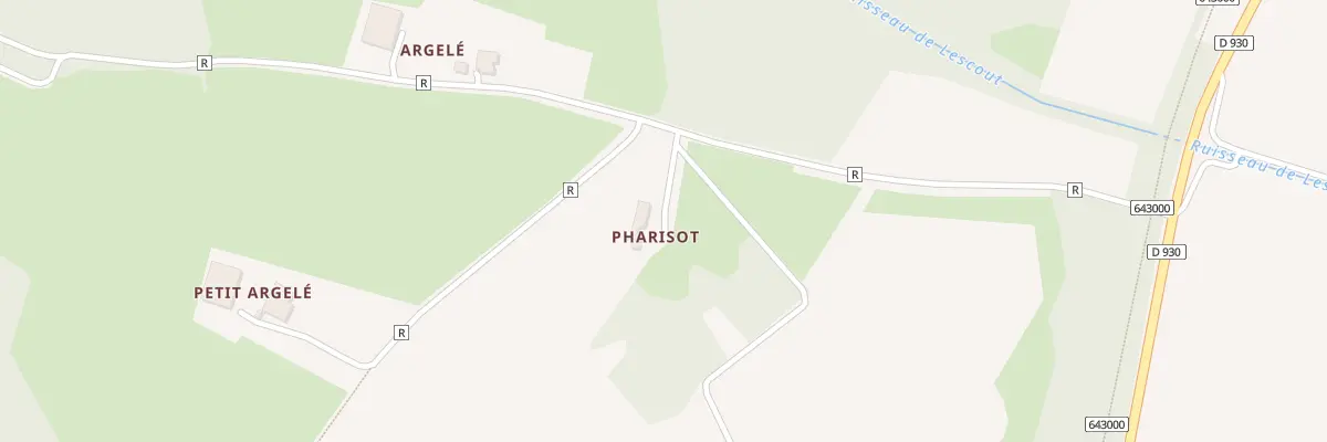 Plan du 1303 Rte de Nerac à Moncrabeau