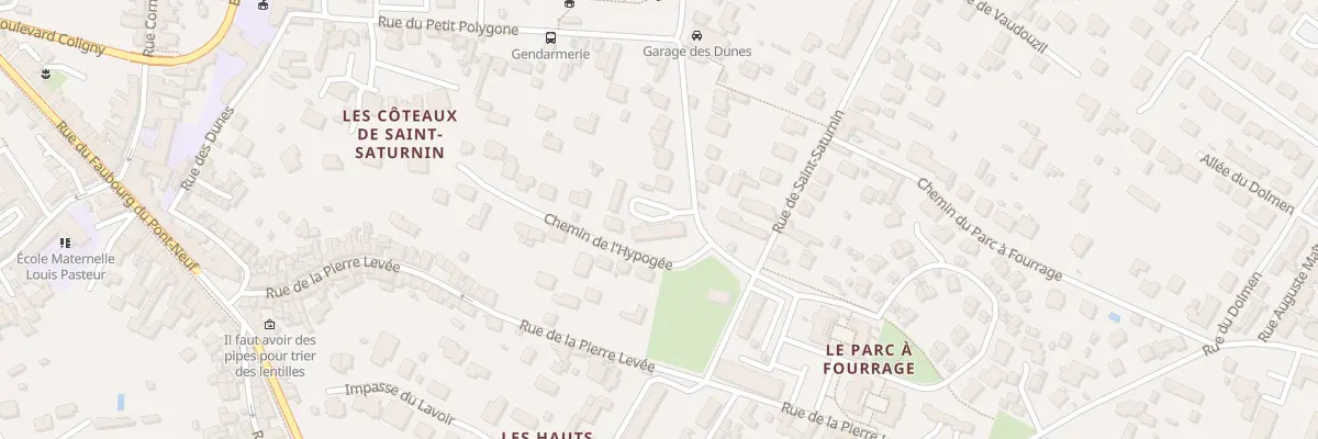 Plan du 40 Rue du Père de la Croix à Poitiers