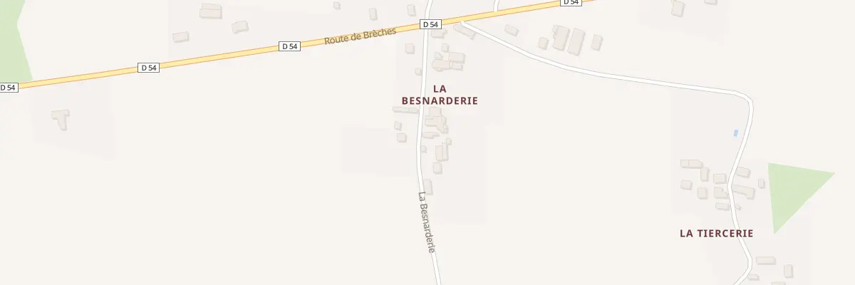 Plan du 10 La Besnarderie à Couesmes