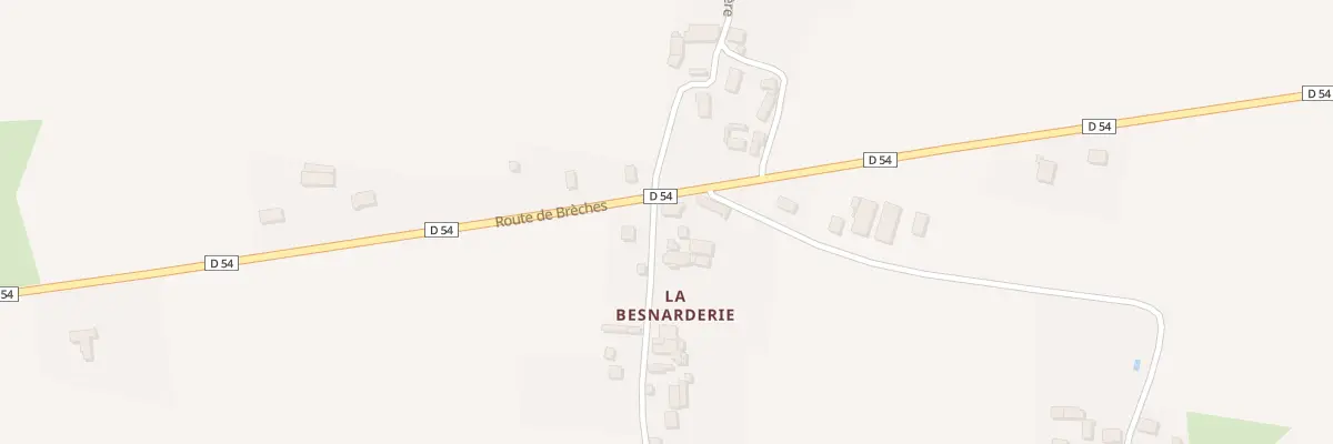 Plan du 2 La Besnarderie à Couesmes