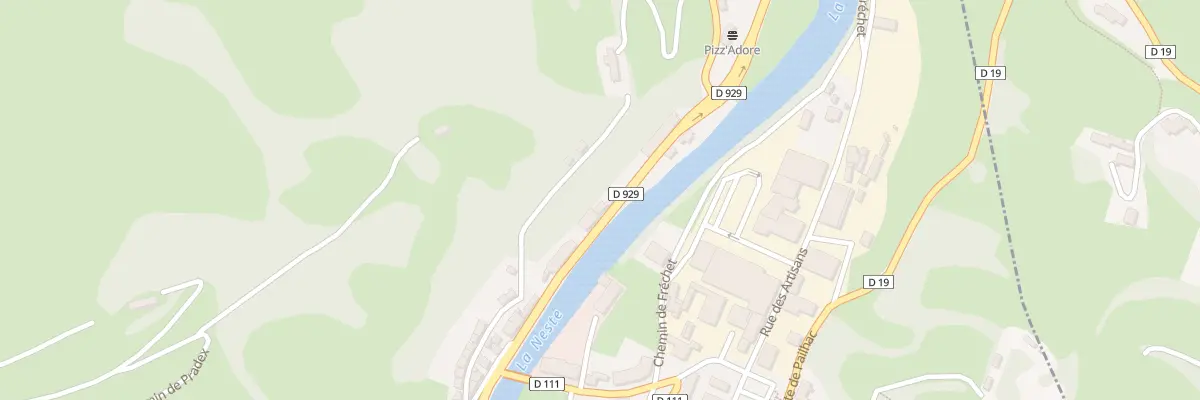 Plan du 6 Rte des Lacs à Arreau