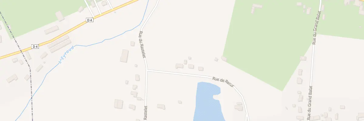 Plan du 38 Rue de Recur à La Force