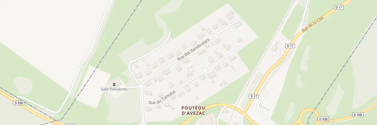 Plan du 14 Rue des Bandouliers à Avezac-Prat-Lahitte