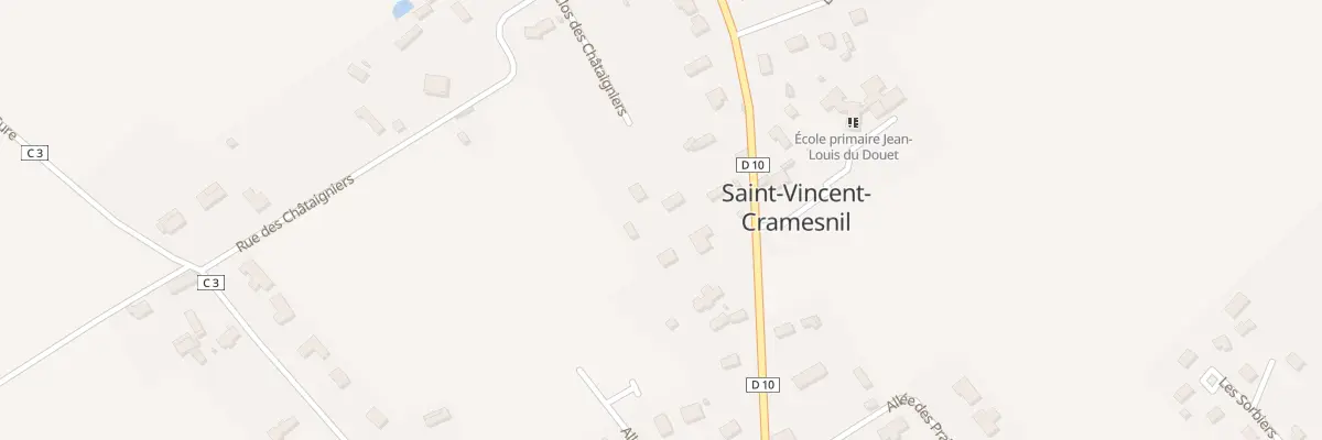 Plan du 382 Gr Grand Rue à Saint-Vincent-Cramesnil