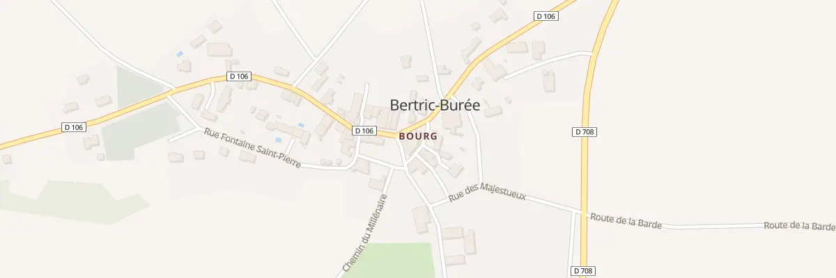 Plan du 33 Le Bourg à Bertric-Burée