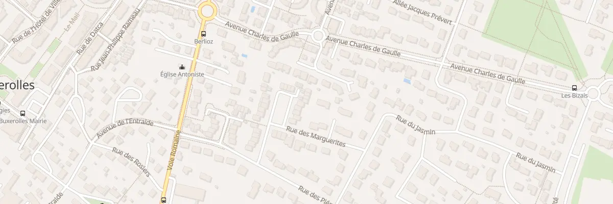 Plan du 43 Rue des Marguerites à Buxerolles