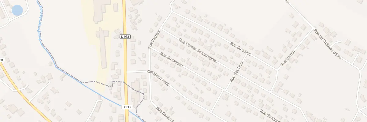 Plan du 9 Rue du Moulin à Saint-Pardoux-Isaac