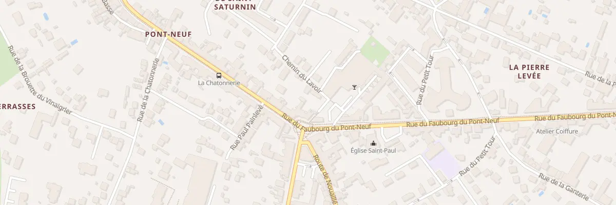 Plan du 171 Rue du Fg du Pont Neuf à Poitiers