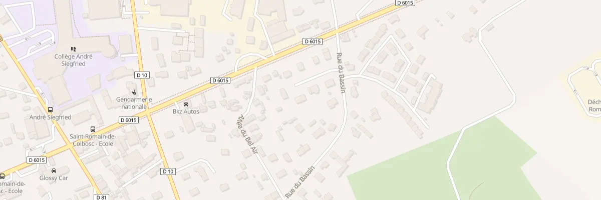 Plan du 5 All des Troënes à Saint-Romain-de-Colbosc