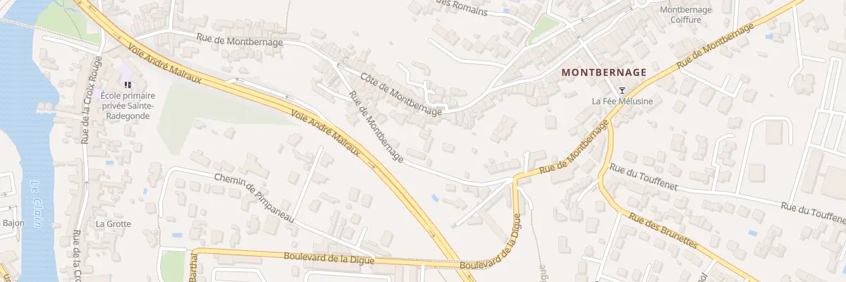 Plan du 103 Rue de Montbernage à Poitiers