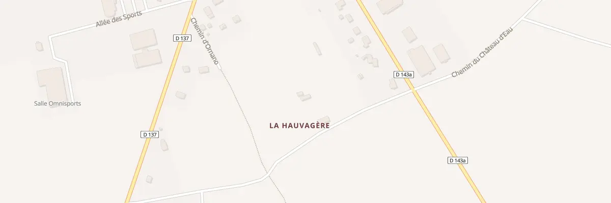 Plan du 150 Che de la Hauvagère à Moyaux
